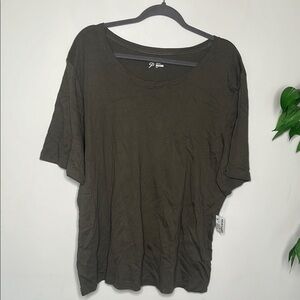 Penningtons Coupe Miami Fit Dark Olive Women's Short Sleeve Tee